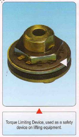 Torque Limiting Device, used as a safety device on lifting equipment